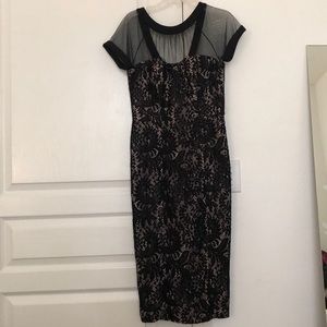 🌸 Maggy London Lace Illusion Crepe Dress 🌸